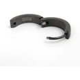thumbnail image 3 of Pair Stainless Steel Bevel Edge Hoop Huggie Men Earrings Black Gold Silver 16mm, 3 of 5