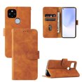 thumbnail image 1 of For Google Pixel 5A 5G PU Leather Flip Case Card Slots Holder Kickstand Book Folding Folio Cover-Brown, 1 of 5