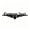 CT029-Black, variant on Custom Car Stickers, Custom Stainless Steel Double Wings Car Stickers, Personalized Name & Text Emblem, Waterproof Metal Decal for Cars, Vans, Boats, Bicycles, Refrigerators, Walls & Doors Etc