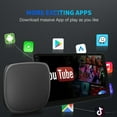 thumbnail image 5 of Android 11 CarPlay Ai Box Support Wireless CarPlay Wireless Android Auto 2+16G, Support Netflit, Youtube and Mirrorlink ect, 5 of 6