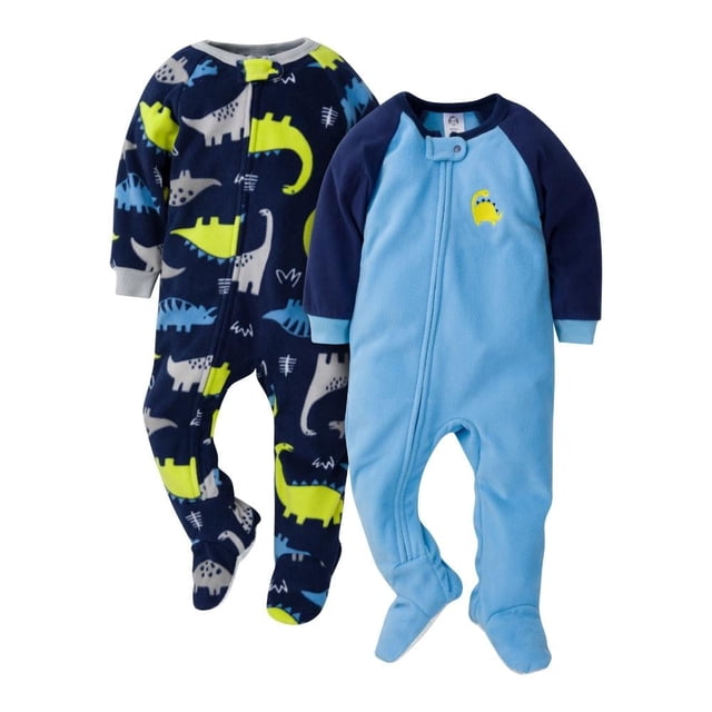Set De Mamelucos Gerber Para Niño Talla 18 Meses Diseño Dinos Color Azul