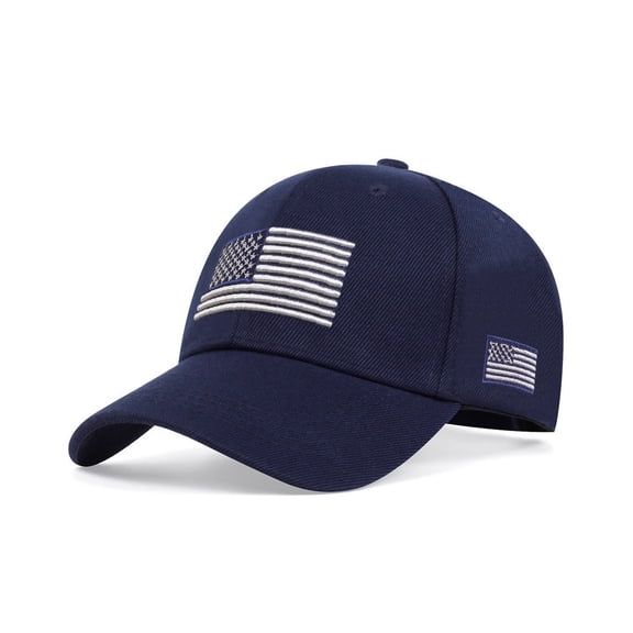 Baseball Cap for Men USA Flag Embroidered Baseball Hat Adjustable Golf Hat UV Protection