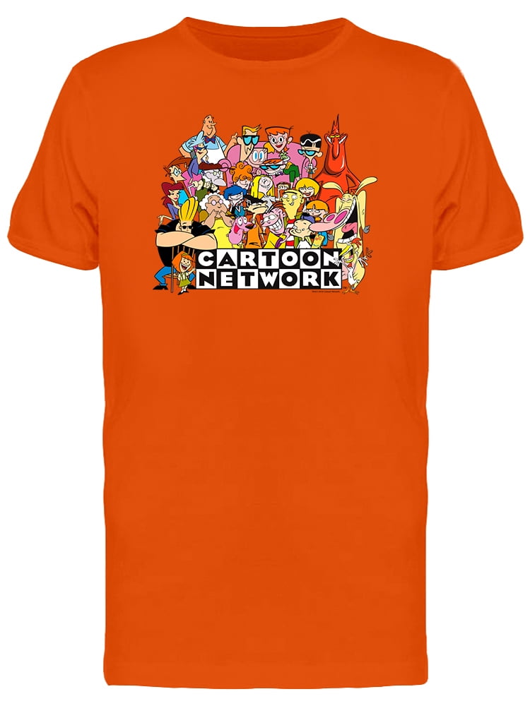 Cartoon Network Retro Nineties Characters Men's Tennessee Orange T