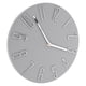 thumbnail image 5 of Relojes de pared a pilas, reloj de pared moderno, redondo, estilo moderno y sencillo, para oficina, hogar, dormitorio, sala de estar y cocina, elegante, sin pilas, color gris, 5 of 7