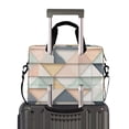thumbnail image 2 of FORMRS 16" Laptop Bag Carrying Sleeve Case with Handle Travel Shoulder Briefcase, Pink Geometric, 2 of 8