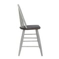 thumbnail image 4 of Farmhouse White Windsor Back Counter Chair- Set of 2, 4 of 5