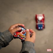 Jada Spider-Man Buggy RC with Non-Removable Spider-Man Figure – 7, Turbo Button, Full-Function Remote Control, Ages 6+, Red/Blue