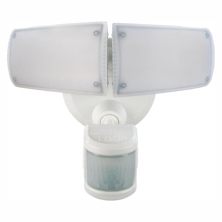 Defiant 180 degree white motion activated outdoor sale led twin head flood light
