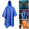 thumbnail image 1 of Camping Extérieur Pluie Poncho Sac à Dos Couverture Bâche Randonnée Pluie Couvre Imperméables, 1 of 10