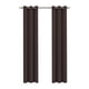 thumbnail image 1 of Cortinas Black Out Lisas Color Chocolate con Argollas Castelog C8073, 1 of 6