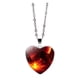 thumbnail image 2 of Collar para mujer, Joyas para mujer, Joyas para mujer Sistema solar Galaxia Universo de cristal Collar colgante en forma de corazón Collar colgante, 2 of 5