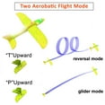 thumbnail image 6 of YouLoveIt Airplane Toy for Kids, 18.9" Flying Glider Planes Foam Flight Mode Throwing Air Plane Toy Led Flashing Aircraft Toys Flying Glider Planes for 3 4 5 6 7 Year Old Kids Boys Girls, 6 of 7