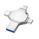thumbnail image 1 of 2TB 4-in-1 iPad USB 3.0 Memory Drive Flash Photo Stick for iPhone Type C Android, 1 of 5