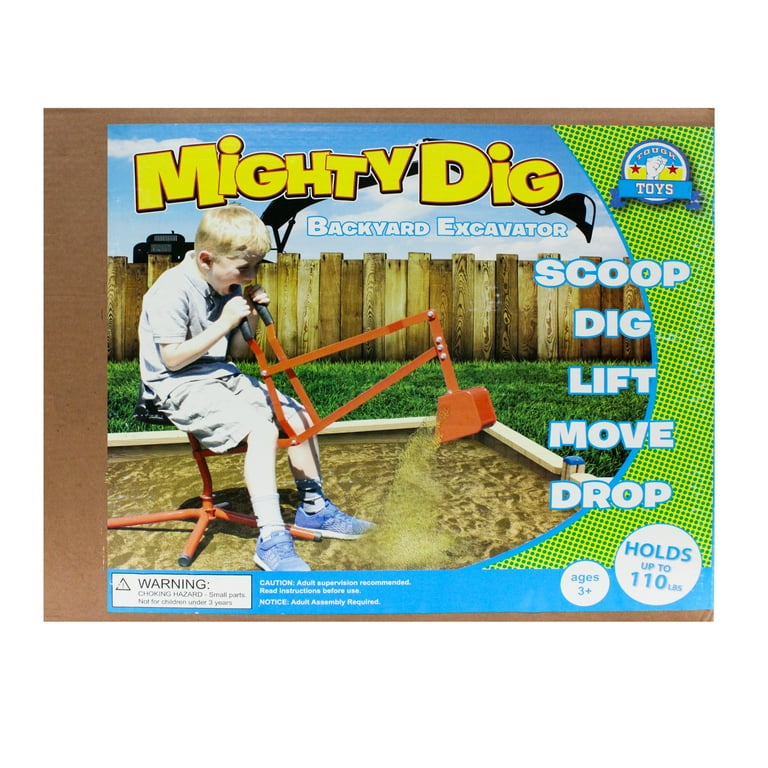 Gener8 Red Metal Mighty Dig - Sand Digger - Age Group 3 to 7 Years