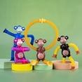 thumbnail image 4 of 4pcs Stretchy Monkey Suction Cup Toys Random Color, New Creative Decompression Toys, Goodie Bag And Pinata Stuffers, Classroom Prizes, Treasure Chest Fillers, Party Favors, Home Decor, 4 of 9