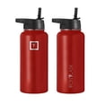 thumbnail image 3 of IRON Â°FLASK Sports Water Bottle - 32oz, 3 Lids (Straw Lid), Leak Proof - Stainless Steel Gym & Sport Bottles for Men, Women & Kids - Double Walled, Insulated Thermos, Metal Canteen, 3 of 3