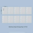 thumbnail image 3 of Classeur pour Ordinateur Portable, Classeur Transparent en PVC avec Sac de Rangement Design Surélevé, 3 of 10