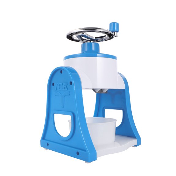 EXHUMKY Manual Ice Crusher ABS Metal Blue for Kitchen Use Shaved Ice Maker
