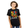 thumbnail image 3 of Popeye the Sailor Man Spinach Squares Men's Graphic T Shirt Tees Brisco Brands S, 3 of 6