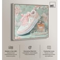 thumbnail image 3 of Petite and Cute Sneaker Canvas Glam Art Prints by Art Remedy, Silver Frame, 24 x 24, 3 of 7