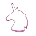 Unicorn Cookie Cutter, Hot Pink, Stainless Steel, Double Side, Baking, Way to Celebrate