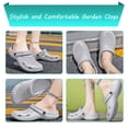 thumbnail image 5 of Unisex Garden Clogs Slip-on Garden Shoes Lightweight Summer Beach Sandals Outdoor Beach Slippers Anti-Slip Water Shoes, 5 of 7
