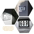 thumbnail image 3 of House Number Sign Solar Light Sign Plaque Hanging Solar Address Plaque, 3 of 8