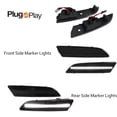 thumbnail image 2 of 4 Pack for 04-08 for for CHRysler Crossfire Smoked Lens Fender Side Marker Lights White LED -, 2 of 3