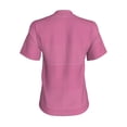 thumbnail image 4 of Zufioo Gingham Print Women's Classic V-neck T-shirt, V-neck Short-sleeved Tops Home Wear, Suitable for Daily Life, Work, Outdoors-XX-Large, 4 of 5
