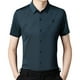 thumbnail image 1 of Camisa de manga corta para hombre Camisa de vestir de manga corta para hombre para vacaciones en la playa Yuyangstore camisa de rayas, 1 of 8