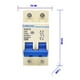 thumbnail image 4 of DZ47Z-63/2P Interruptor de aire de protección de disyuntor CC fotovoltaico (25A) Sywqhk Libre de BPA, 4 of 9