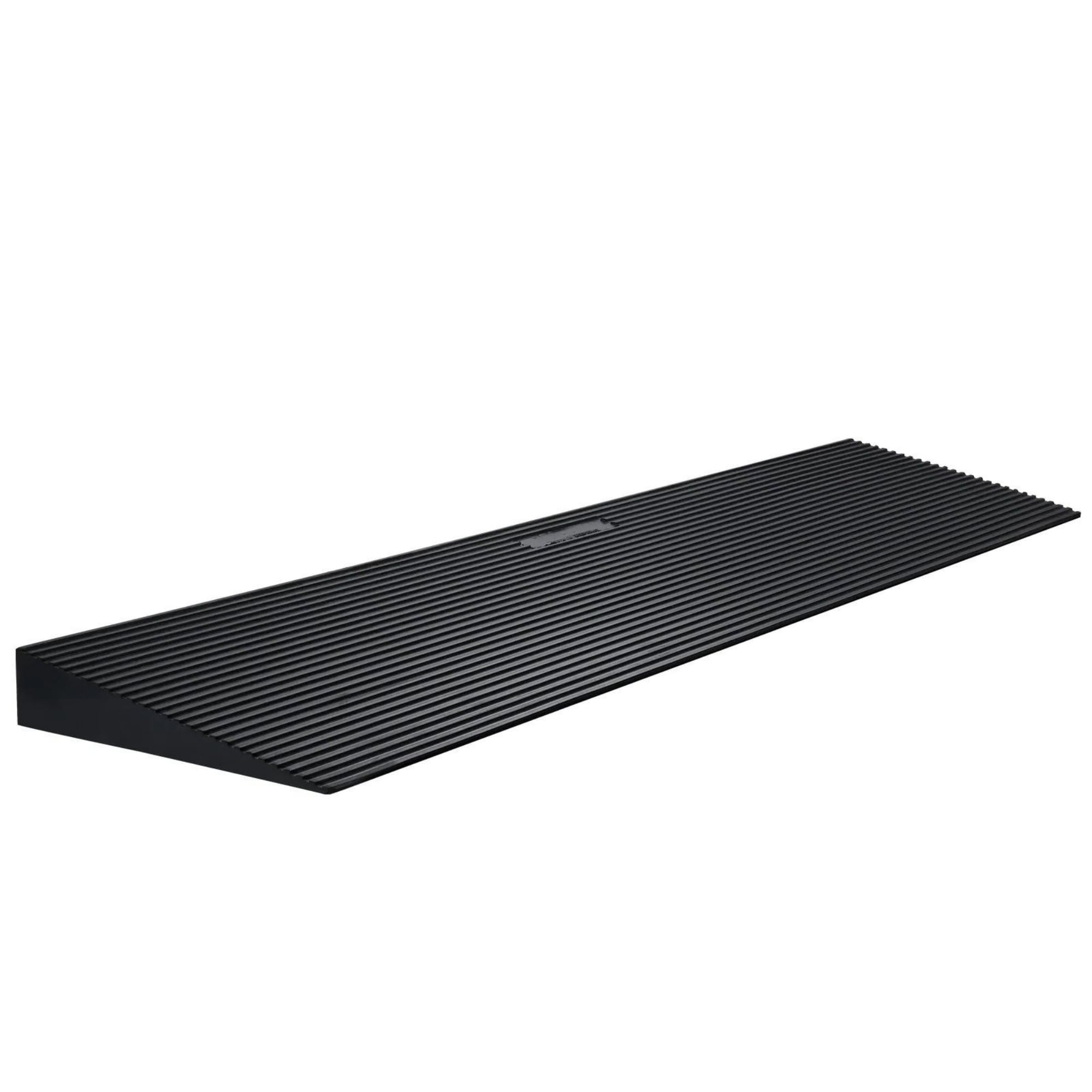 35.4" Wide Rubber Threshold Ramp (1.6" Rise), Cuttable Wheelchair Slope
