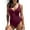 D204/Purple, variant on One Piece Swimsuit Women V Neck Crossback Swimwear Push Up High Waist Swimsuit Monokini Beach Fashion Swimsuit 2026 Summer Swimwear
