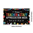 thumbnail image 6 of Colorful Design Teacher Banner Appreciation Week Polyester Lightweight Decoration for School Event Classroom Decor Celebration, 6 of 8