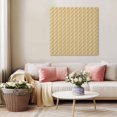 thumbnail image 5 of Beige Geometric Wall Art Painting on Canvas, Modern Moire Abstract Art Aesthetics Canvas Art Home Prints Wall Art Framed Modern Artwork for Living Room Bedroom Wall Decor 16x16in, 5 of 9
