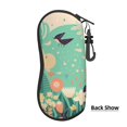thumbnail image 3 of ZICANCN Sunglasses Soft Case, Spring Flowers Bird Easter Neoprene Zipper Eyeglass Case for Men Women, 3 of 9