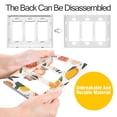 thumbnail image 4 of Yayeee Rocker Switch Wall Plate 1-Gang 4.6"x2.9" Home Decorative Outlet Cover, Orange Slices, 4 of 6