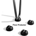 thumbnail image 5 of 4pcs Hairpin Table Legs - 4 Inch DIY Metal Table Legs for Heavy Duty - Perfect for Cabinet, TV Cabinet, Drawers, Nightstand, Comes with Screws and Flo, 5 of 5