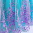 thumbnail image 4 of Girls Embroidered Princess Dress Mermaid Party Dress with Green Purple 3-9T, 4 of 6