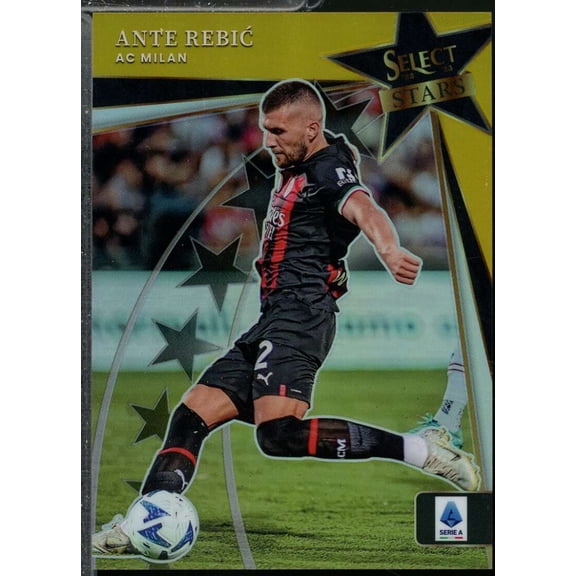 Ante Rebic Card 2022-23 Select Serie A Stars Gold /10 #1