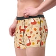 thumbnail image 2 of Xecao Cute Foxes Print Men's Underwear Boxer Briefs,Breathable Choice for Men's Underwear-X-Large, 2 of 5