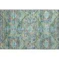 thumbnail image 2 of Addison Rugs Mayfield Premium Machine Washable Traditional Global Green Rectangle Rug, 1'8" x 2'6", 2 of 6