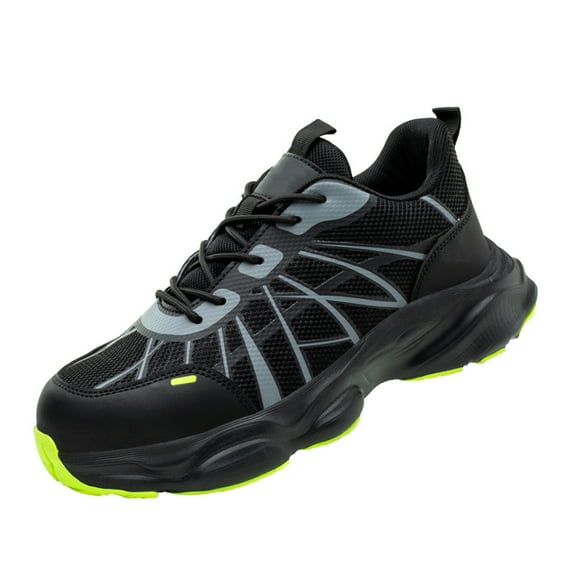 Steel Toe Cap Trainers Men Women Safety Work Shoes Lightweight Steel Toe Sneakers Breathable Non Slip Work Shoes