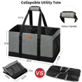 thumbnail image 3 of Bolsa WONDAY extra grande, plegable, gris, 56 x 28 x 33 cm, 3 of 7
