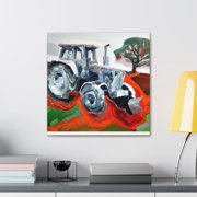 Tractor in Technicolor - Canvas