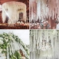 thumbnail image 5 of 32.8Ft Artifiicial Hanging Flower Garland Silk Wisteria Vine Home Wedding Outdoor Arch Garden Wall Decor,Pack of 10 (White), 5 of 5