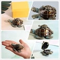 thumbnail image 4 of Waltz&F Turtle Trinket Jewelry Box with Sparkling Light Green Crystals,Hinged Trinket Box Hand-painted Figurine Collectible Ring Holder, 4 of 6