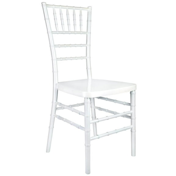 Sparkling Pearl White Resin Steel Skeleton™ Chiavari Chair by Chivari