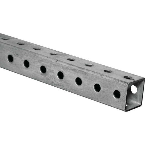 Boltmaster Steelworks Steel Perforated Square Tube - Adjustable, Telescoping - 1-1/4 In. x 3 Ft.
