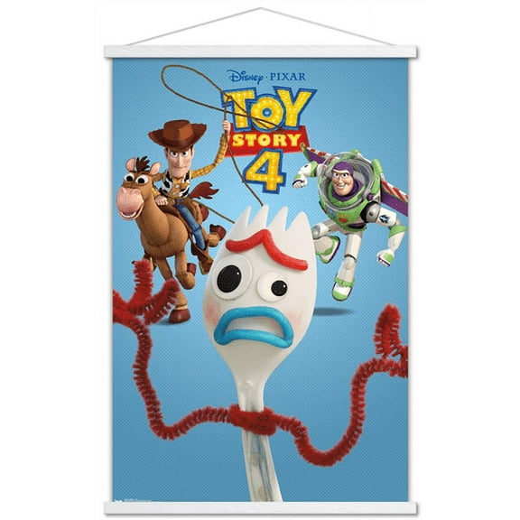 Disney Pixar Toy Story 4 - Trio Wall Poster with Magnetic Frame, 22.375" x 34"